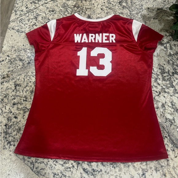 Official Arizona Cardinals Football Jersey - 13 Kurt Warner Women’s Size XL Red - Picture 14 of 15